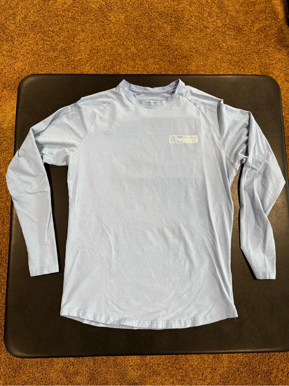 Alphalete Light Blue Long Sleeve Tee - L